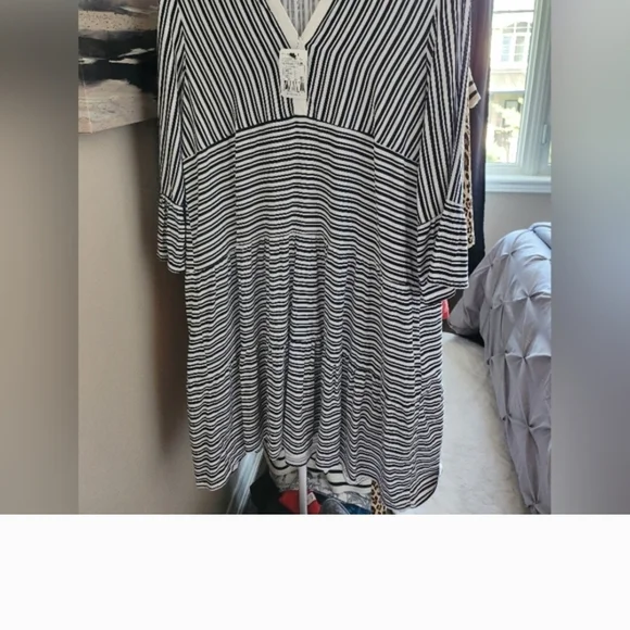Joseph Ribkoff Striped Dress - Picture 1 of 8